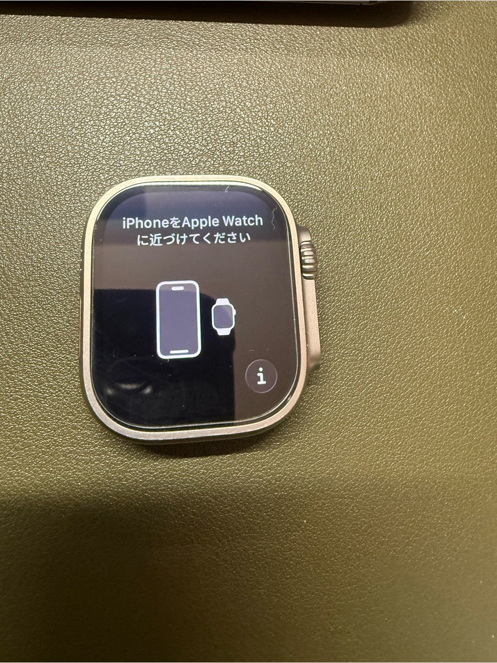 Apple Watch Ultra One 49mm Titanium Case with Green Alpine Loop with Extra